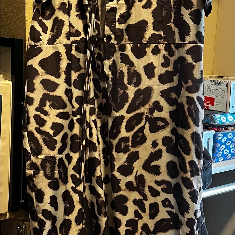 Leopard Print Women's Jumpsuit